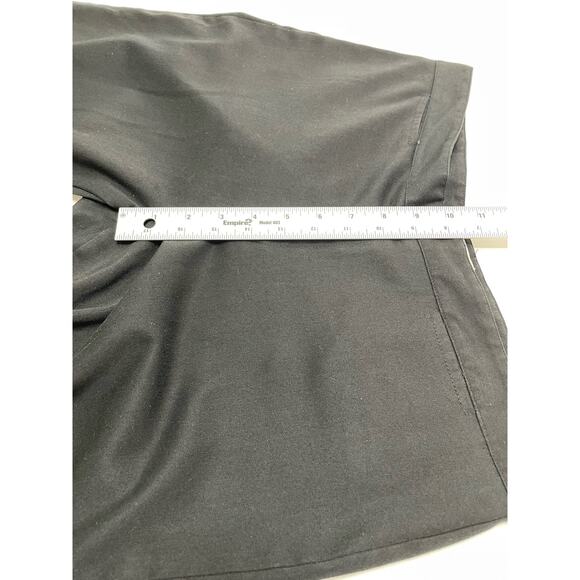 Y2K Aeropostale Trouser Pants Pull On Mid Rise Straight Leg Black Women Size 12R - Picture 7 of 9